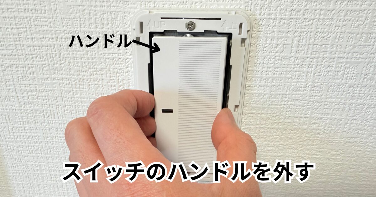 カバーとハンドルを外す その3